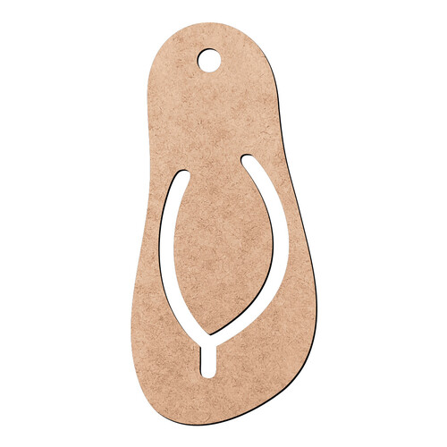 Recorte Chinelo Furinho / MDF 3mm