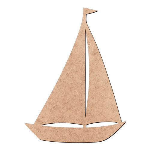 Recorte Barco a Vela / MDF 3mm