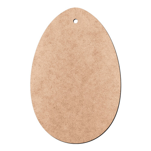 Recorte Placa Oval Furinho / MDF 3mm