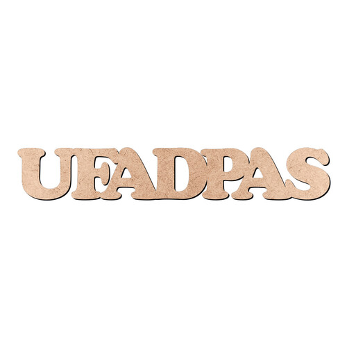 Recorte UFADPAS Cooper Black / MDF 3mm