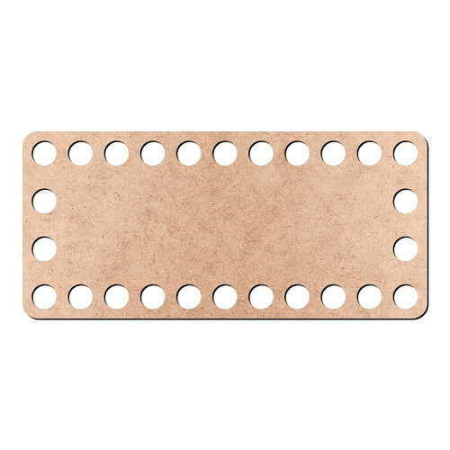 Recorte Base Ret Cesto Crochê 6 x 13 cm / MDF 3mm