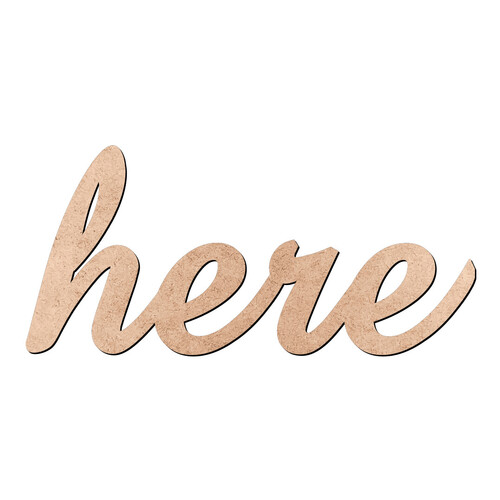 Recorte here Amaze / MDF 3mm