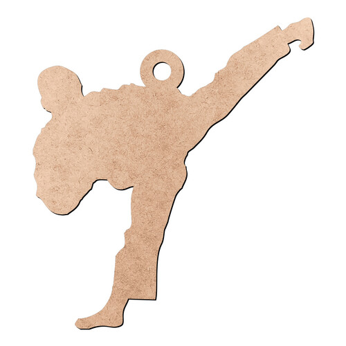 Recorte Lutador Furinho / MDF 3mm