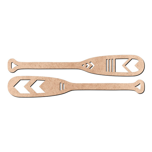 Recorte Par de Remos / MDF 3mm