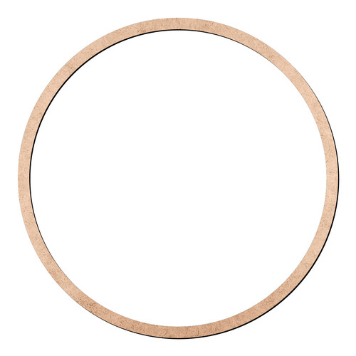 Recorte Moldura Cir 50 cm Borda 1,8 cm / MDF 3mm
