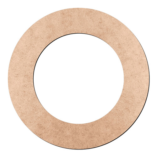 Recorte Moldura Cir 28 cm Borda 5 cm / MDF 3mm