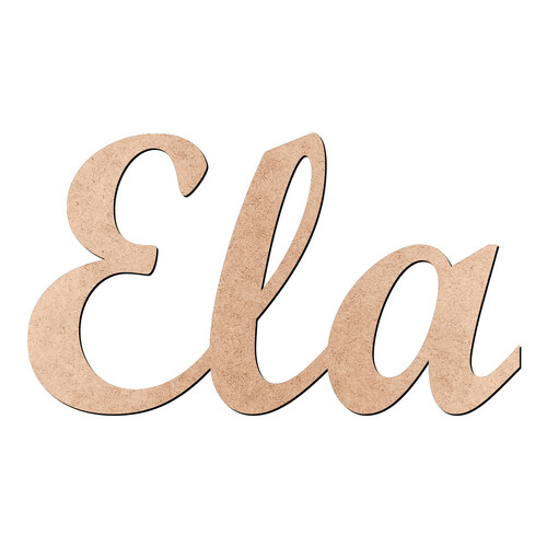 Recorte Ela Script Mt Std / MDF 3mm