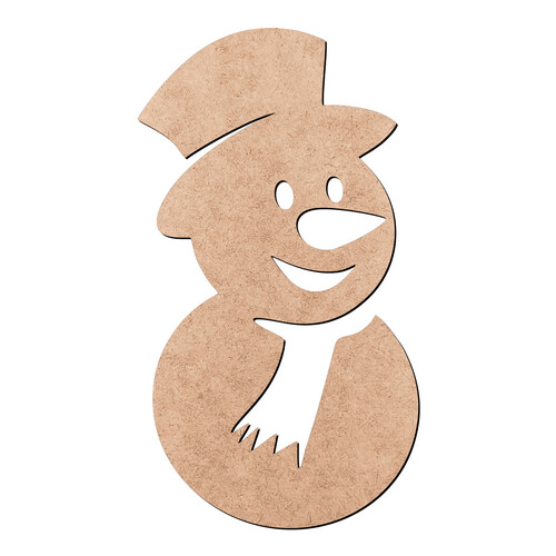 Recorte Boneco de Neve / MDF 3mm