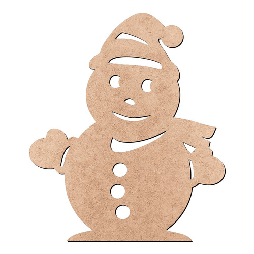 Recorte Boneco de Neve / MDF 3mm