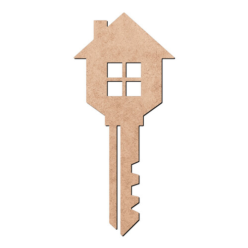Recorte Chave Casa / MDF 3mm