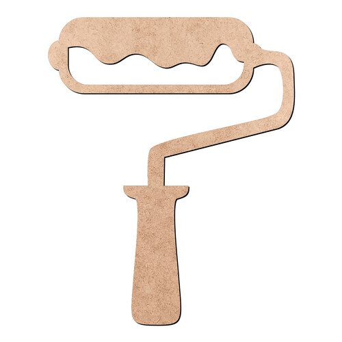 Recorte Rolo Pintura / MDF 3mm