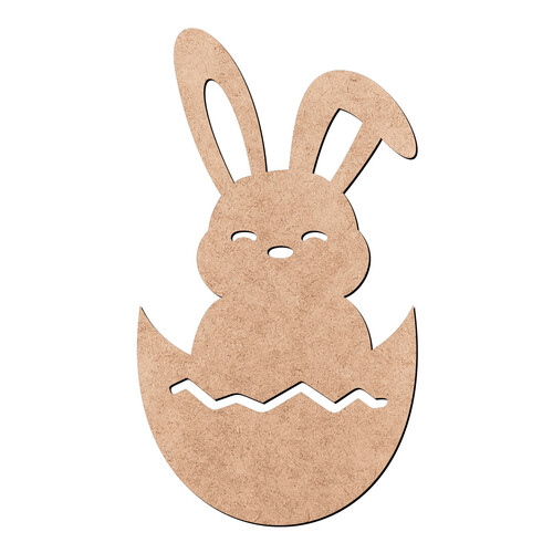 Recorte Coelho Casca / MDF 3mm