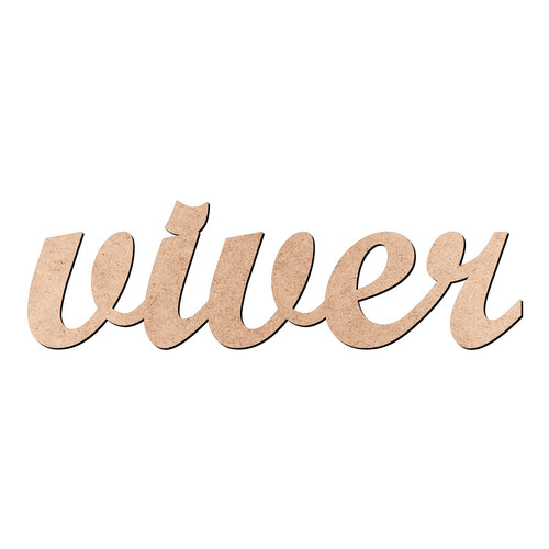 Recorte viver Script Mt Std / MDF 3mm