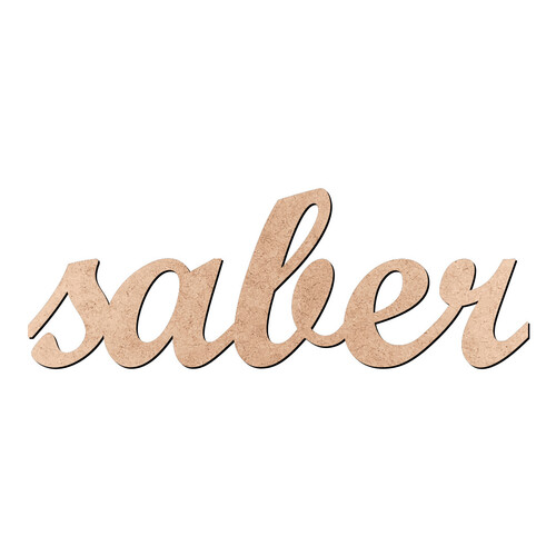 Recorte saber Script Mt Std / MDF 3mm