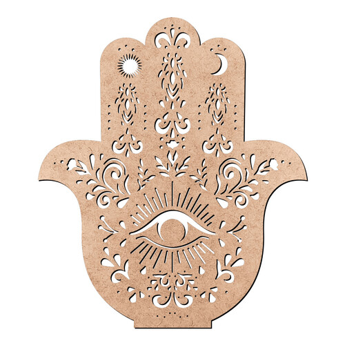 Recorte Hamsa / MDF 3mm