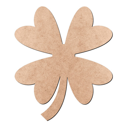 Recorte Trevo de 4 Folhas / MDF 3mm
