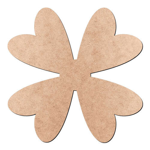 Recorte Trevo de 4 Folhas / MDF 3mm