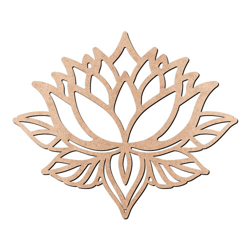 Recorte Flor de Lótus / MDF 3mm