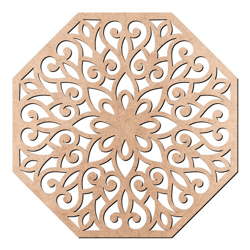 Recorte Mandala Octogonal / MDF 3mm