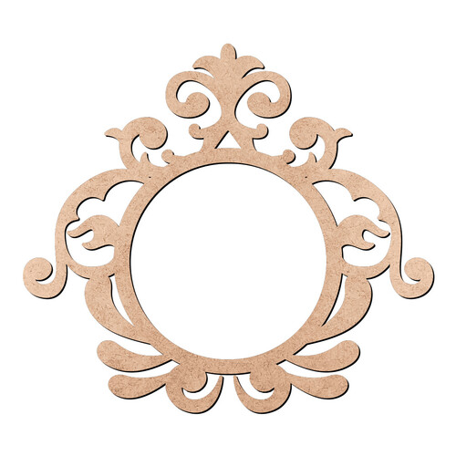 Recorte Brasão Moldura / MDF 3mm