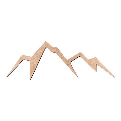 Recorte Montanhas / MDF 3mm