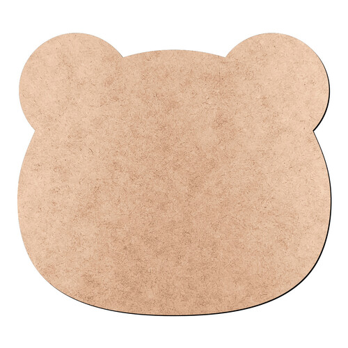 Recorte Placa Urso / MDF 3mm