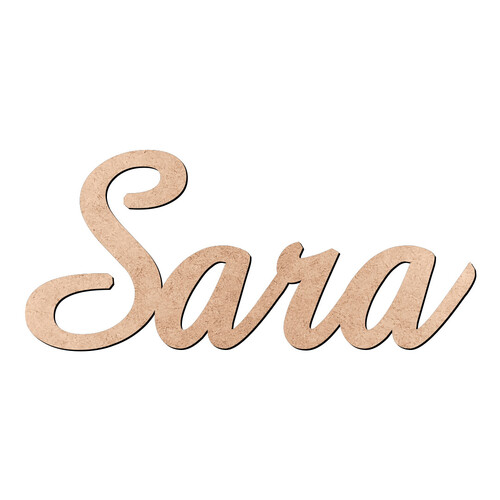 Recorte Sara Amaze / MDF 3mm