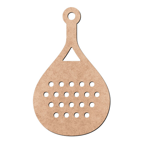 Recorte Raquete Padel Furinho / MDF 3mm