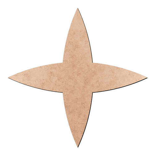 Recorte Estrela / MDF 3mm