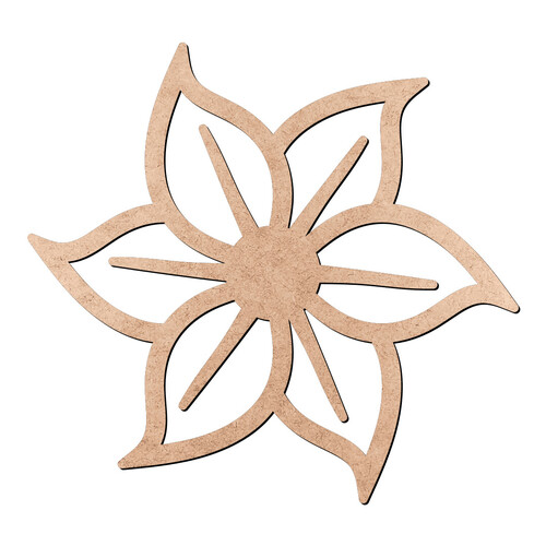 Recorte Flor Vazada / MDF 3mm