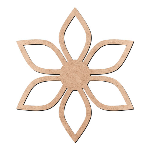 Recorte Flor Vazada / MDF 3mm