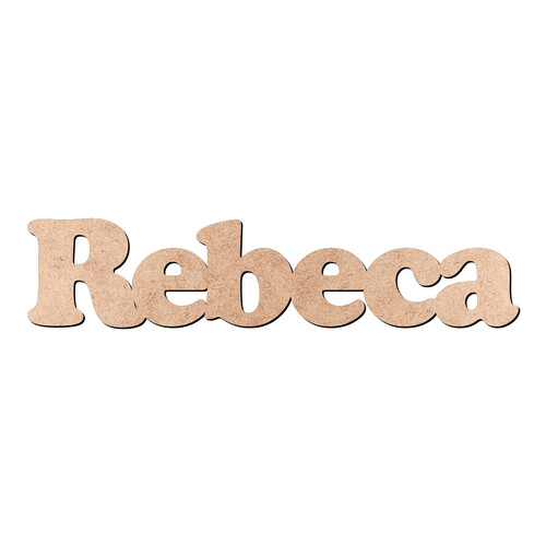 Recorte Rebeca Cooper Black / MDF 3mm