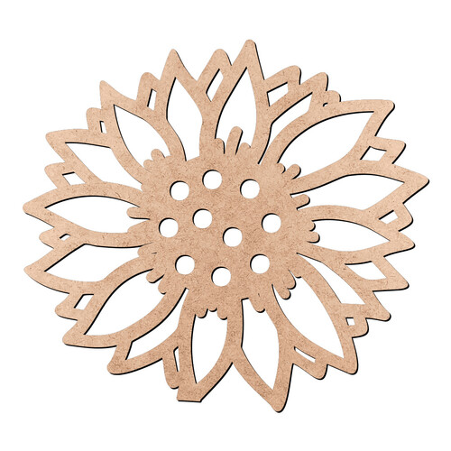 Recorte Girassol / MDF 3mm