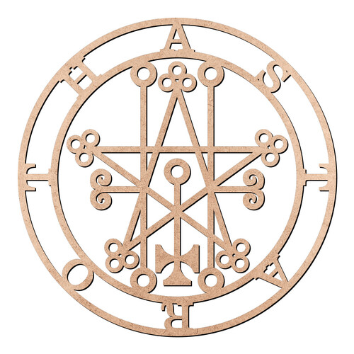 Recorte Sigilo de Astaroth / MDF 3mm