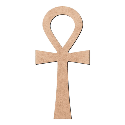 Recorte Cruz Egípcia Ankh / MDF 3mm