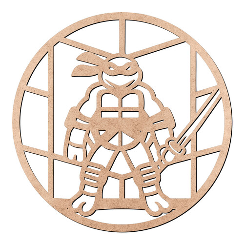 Recorte Tartaruga Ninja / MDF 3mm