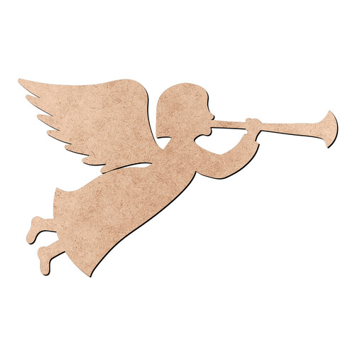 Recorte Anjo Trombeta / MDF 3mm