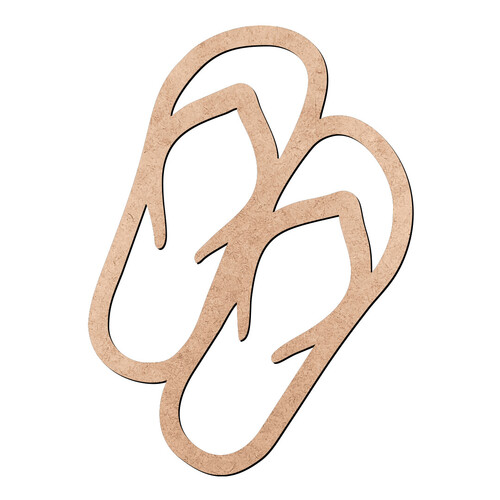 Recorte Chinelos / MDF 3mm