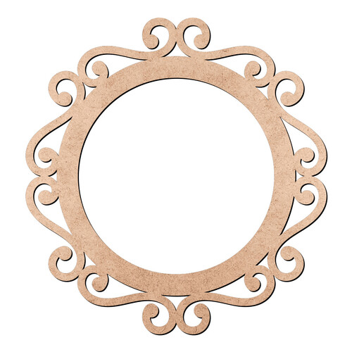 Recorte Moldura Arabescos / MDF 3mm
