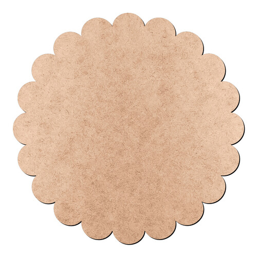 Recorte Placa Ondulada Lisa / MDF 3mm