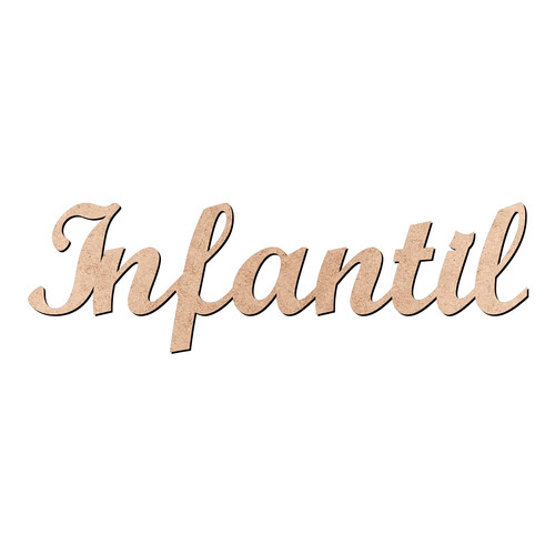 Recorte Infantil Script Mt Std / MDF 3mm