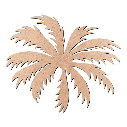 Recorte Folhas Coqueiro / MDF 3mm