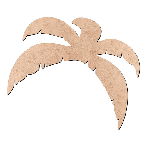 Recorte Folhas Coqueiro / MDF 3mm