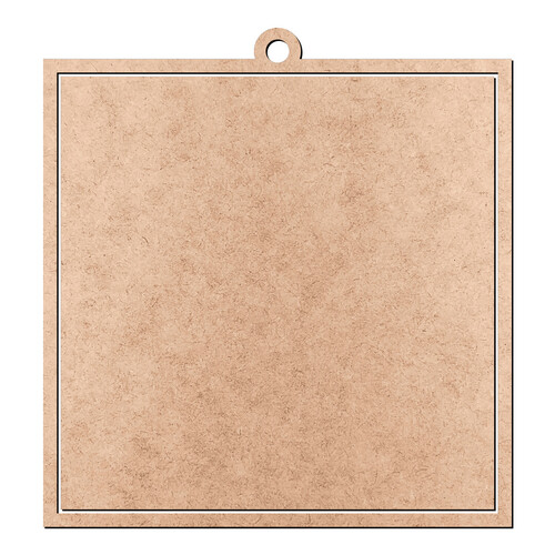 Recorte Ping Mini Bastidor Quad 6 cm / MDF 3mm