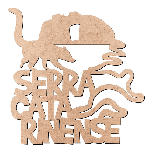 Recorte Serra Catarinense / MDF 3mm