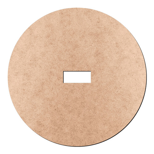 Recorte Placa Redonda Ret Vazado / MDF 3mm