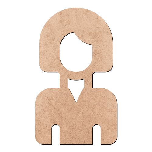 Recorte Mulher / MDF 3mm