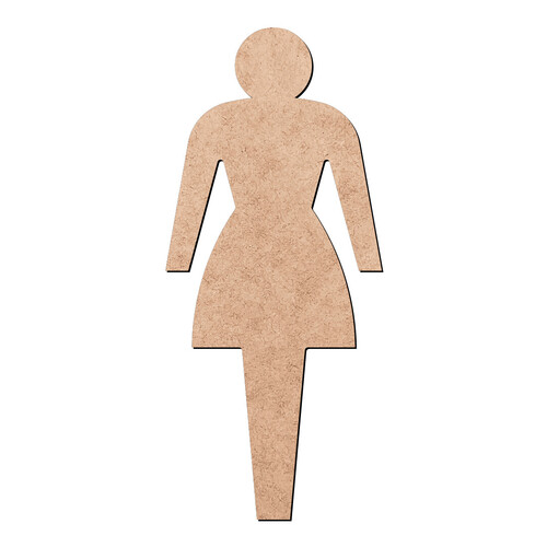 Recorte Mulher / MDF 3mm