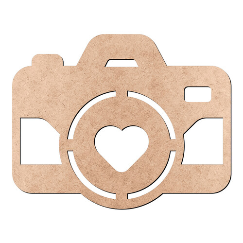 Recorte Máquina Fotográfica / MDF 3mm