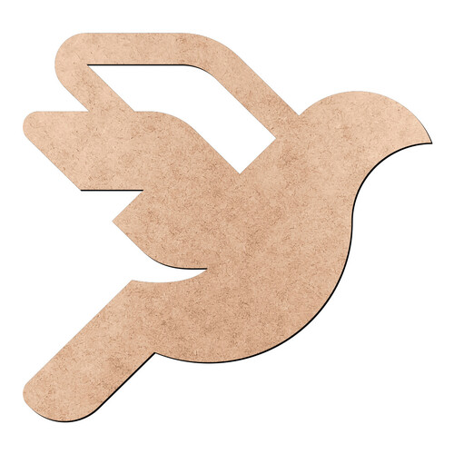 Recorte Pomba / MDF 3mm